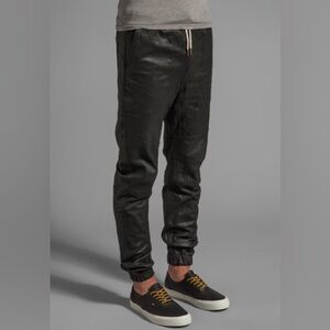 Zanerobe Sureshot Genuine Leather Joggers